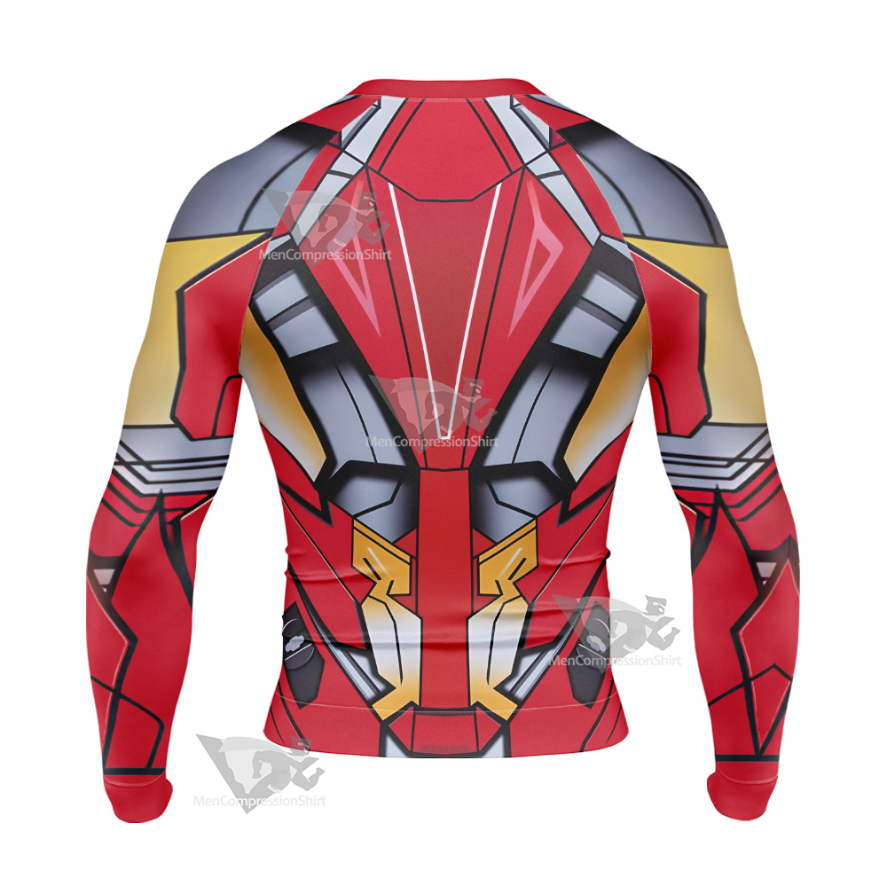 Iron Men Tony Stark Long Sleeve Compression Shirt
