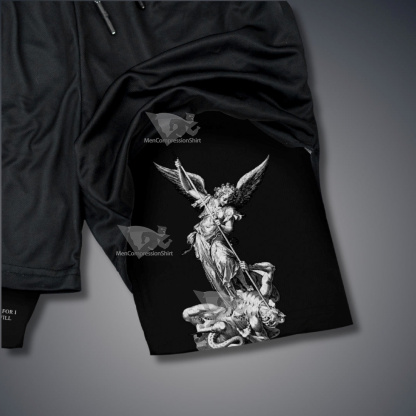 Isaiah 41 10 Angel And Devil Performanceshorts