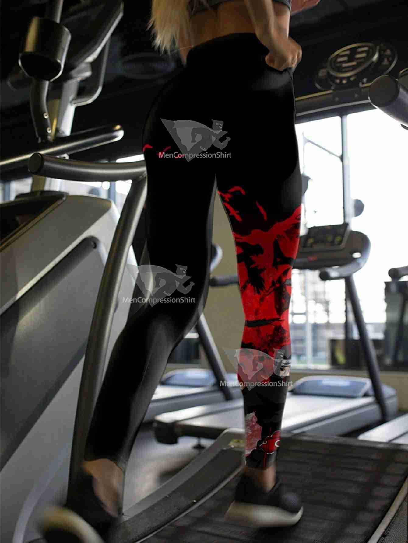 Itachi Summoning Crow Women Compression Leggings