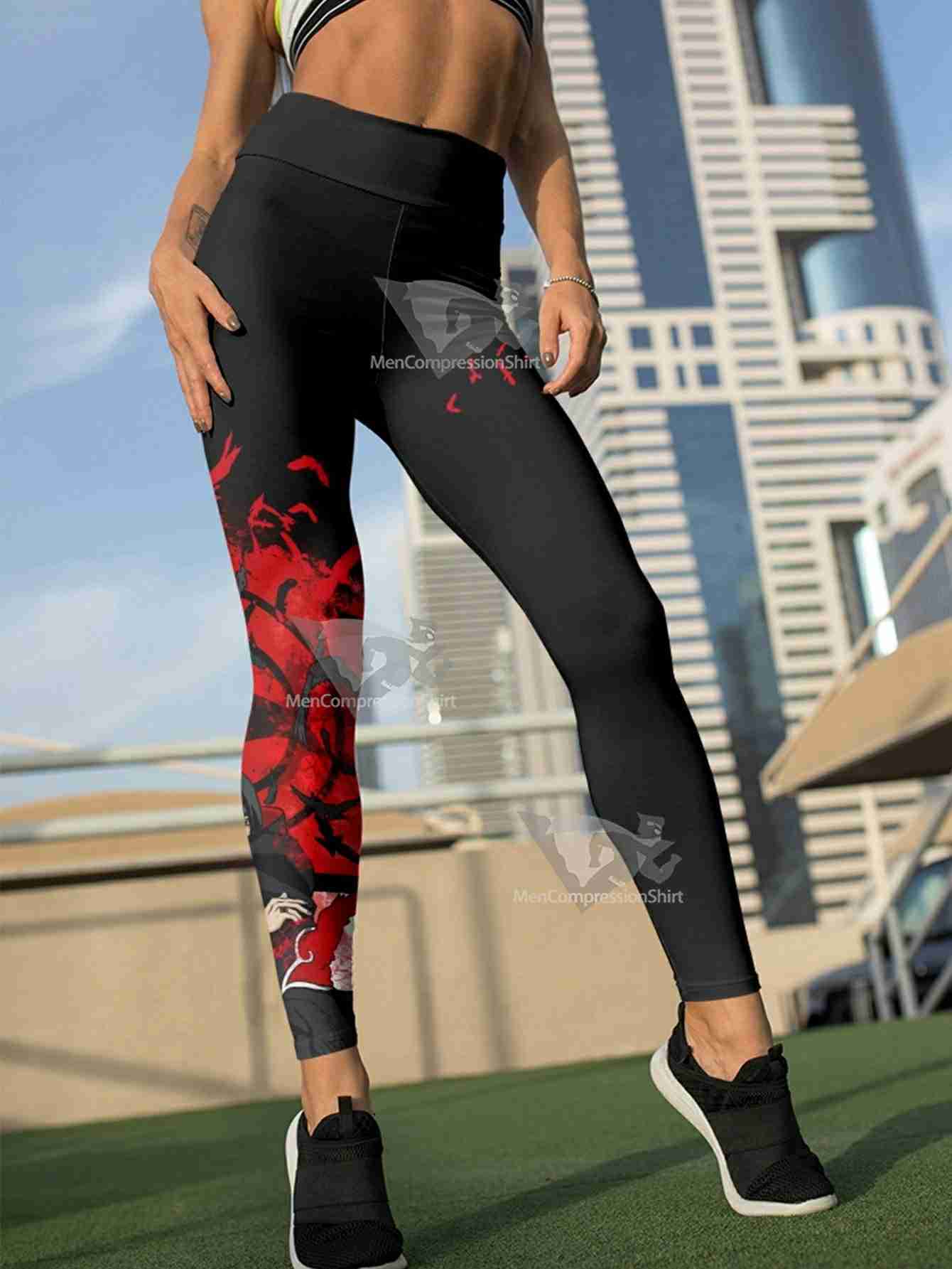 Itachi Summoning Crow Women Compression Leggings