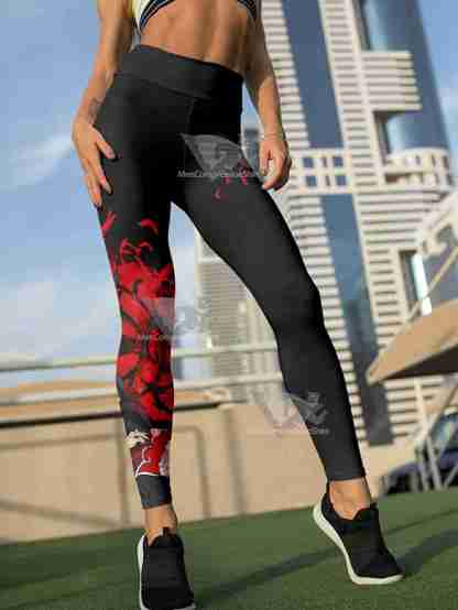 Itachi Summoning Crow Women Compression Leggings