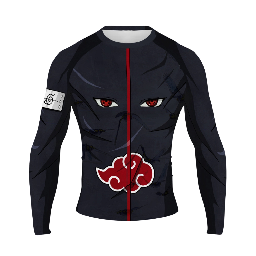 Itachi Uchiha Men Long Sleeve Compression Shirt