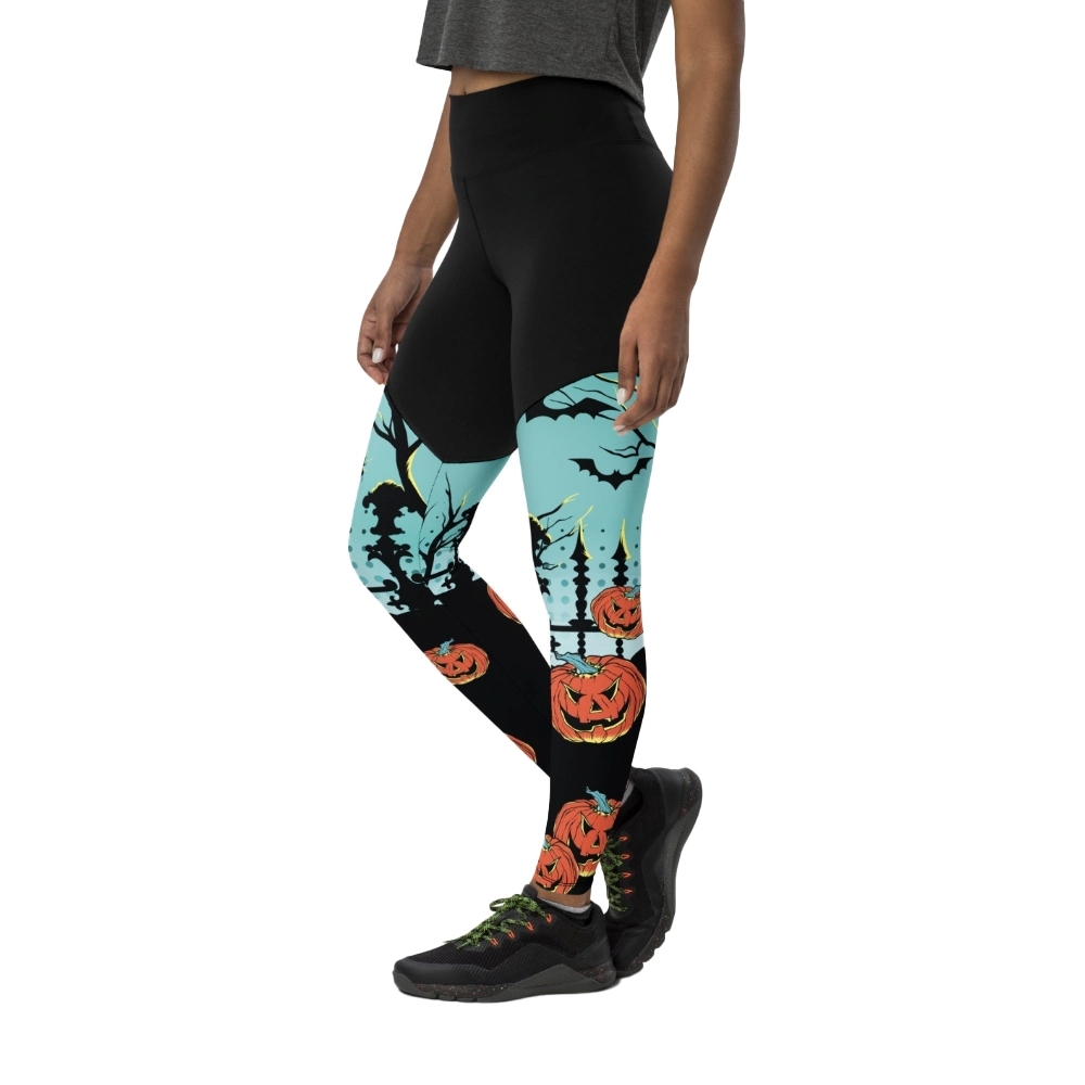Jack Olantern Women Compression Legging
