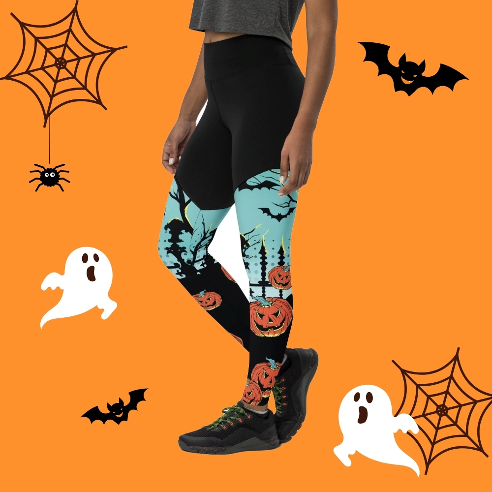 Jack Olantern Women Compression Legging