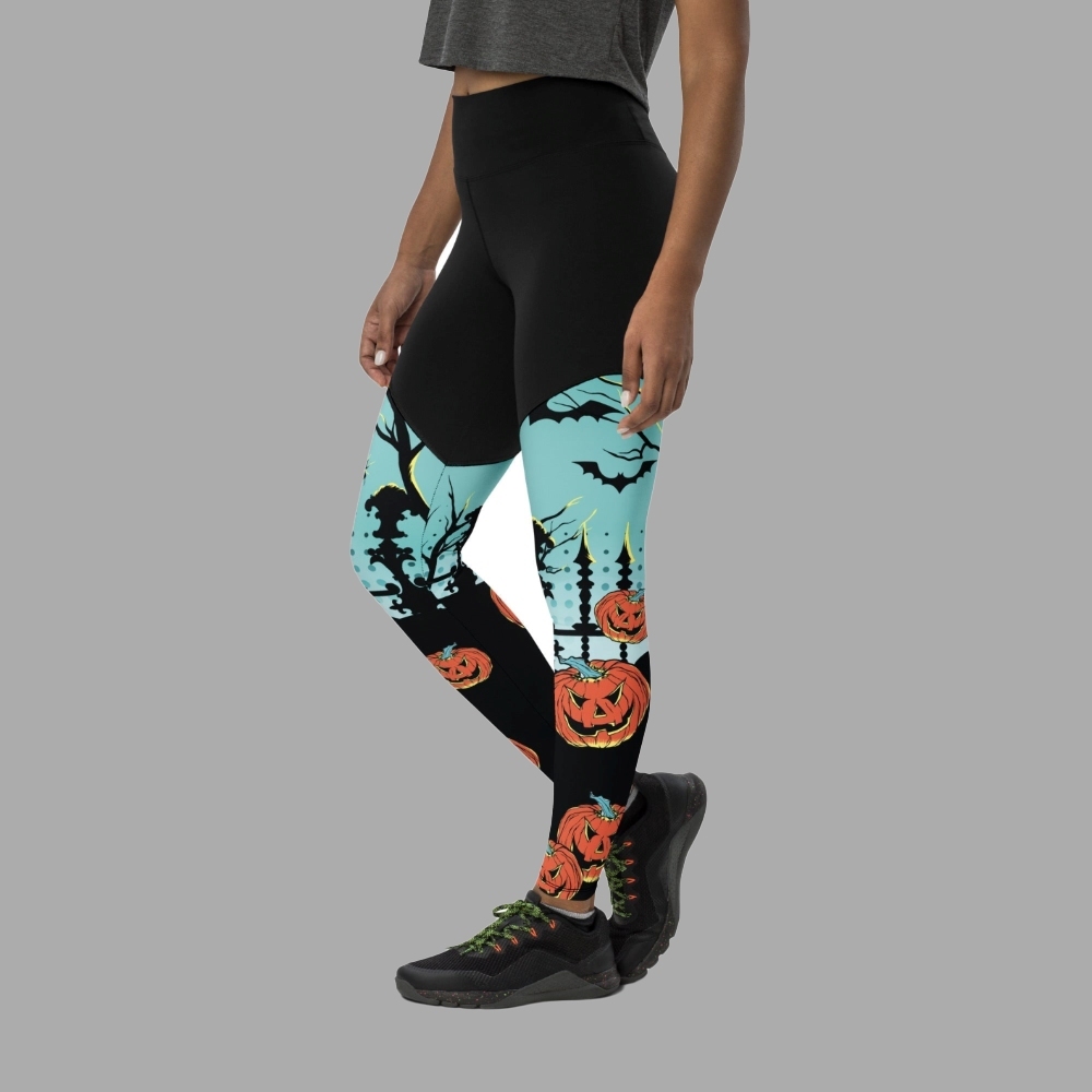 Jack Olantern Women Compression Legging
