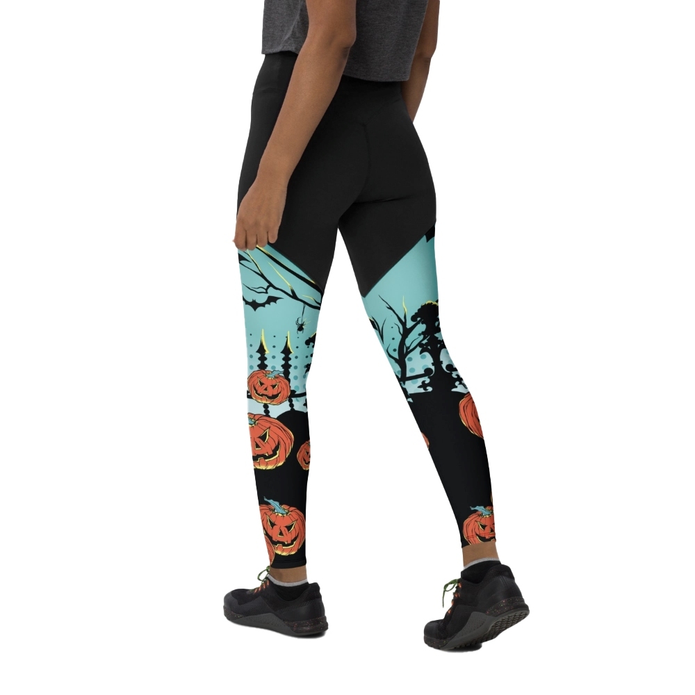 Jack Olantern Women Compression Legging