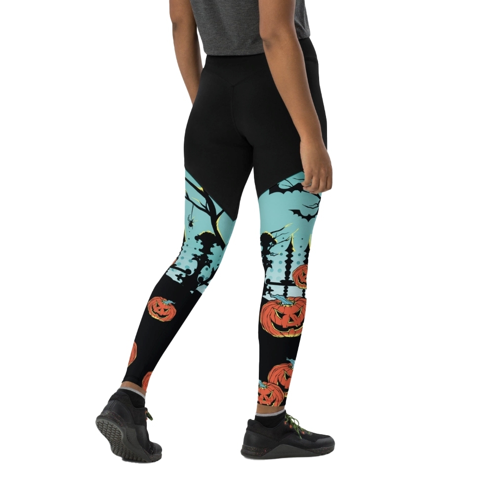 Jack Olantern Women Compression Legging