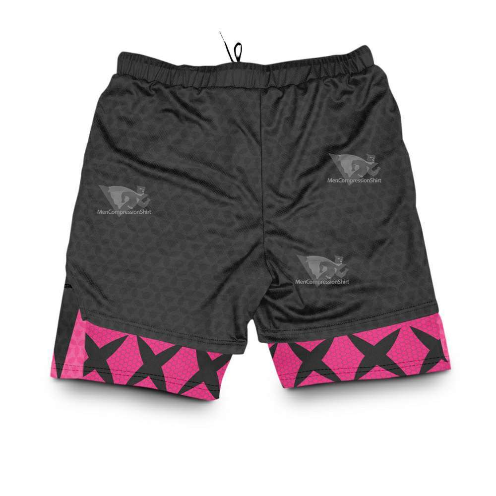 Japanese Anime Dark Uniform Compression Shorts