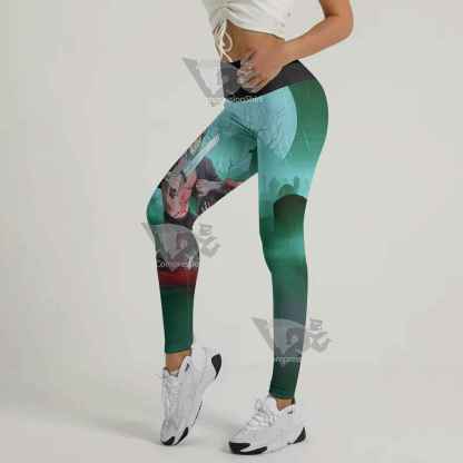 Jason Voorhees Killer Halloween Leggings