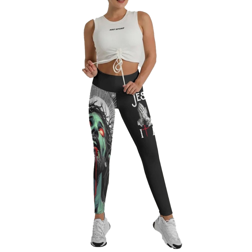 Jesus Paid All Women Compression Legging