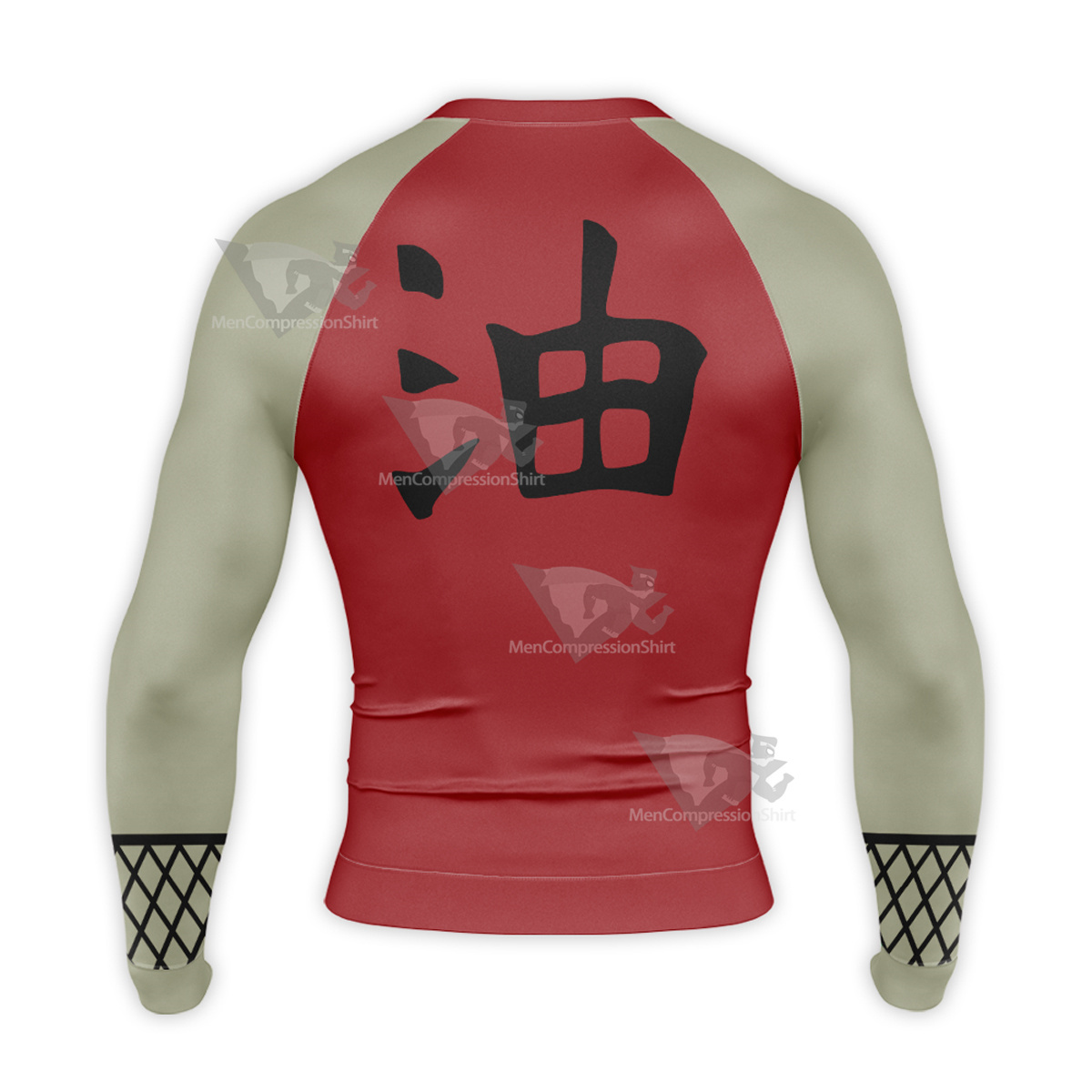 Jiraiya Hokage Red Long Sleeve Compression Shirt