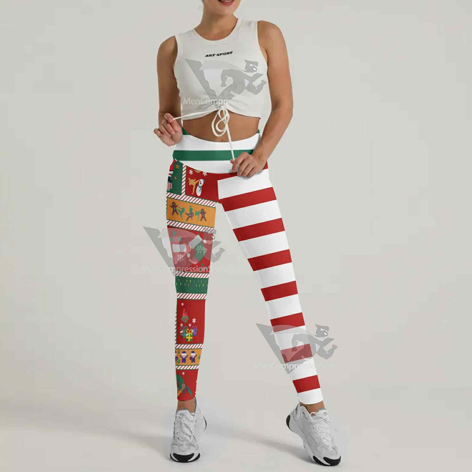 Jiu Jitsu Christmas Leggings