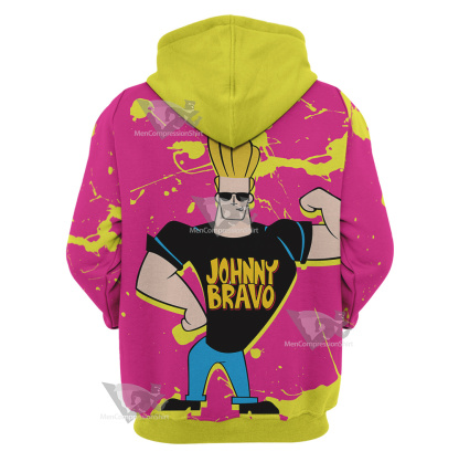 Johnny Bravo Pink Cosplay Hoodie