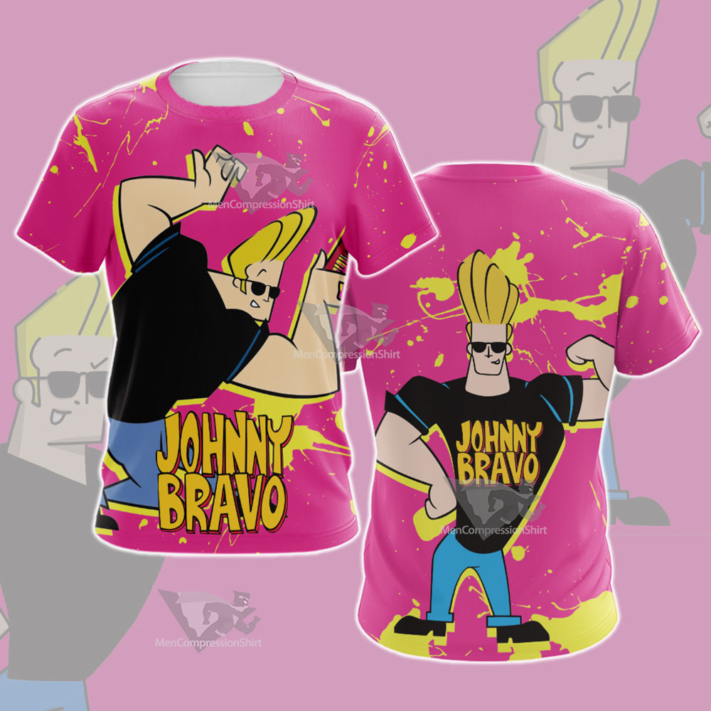 Johnny Bravo Pink Cosplay T-Shirt