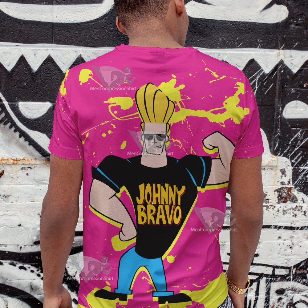 Johnny Bravo Pink Cosplay T-Shirt