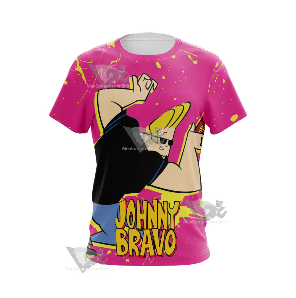 Johnny Bravo Pink Cosplay T-Shirt
