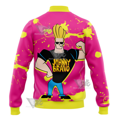 Johnny Bravo Pink Varsity Jacket