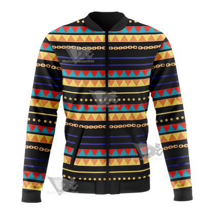 Jojo Belts Combination Bomber Jacket
