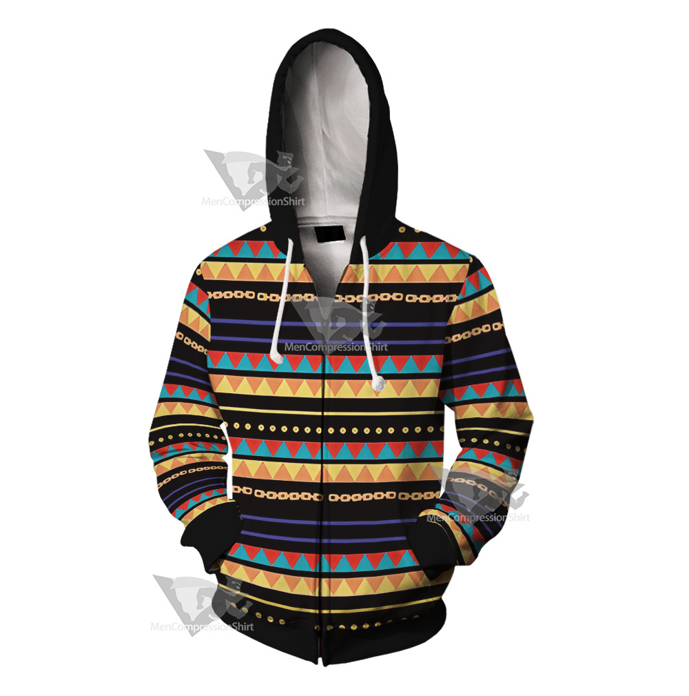 Jojo Belts Combination Cosplay Zip Up Hoodie