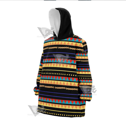 Jojo Belts Combination Snug Oversized Blanket Hoodie