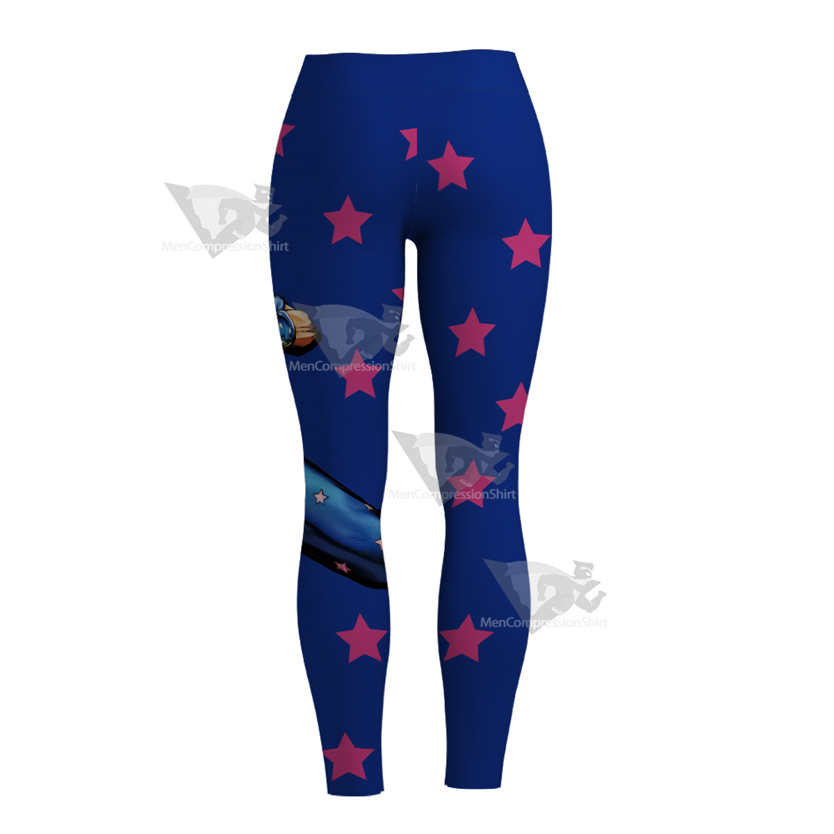 Jojo Bizarre Adventure Johnny Joestar Blue Women Leggings