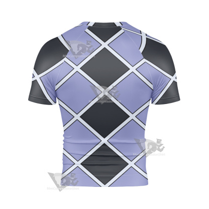 Jojo Bizarre Highway Star Short Sleeve Compression Shirt