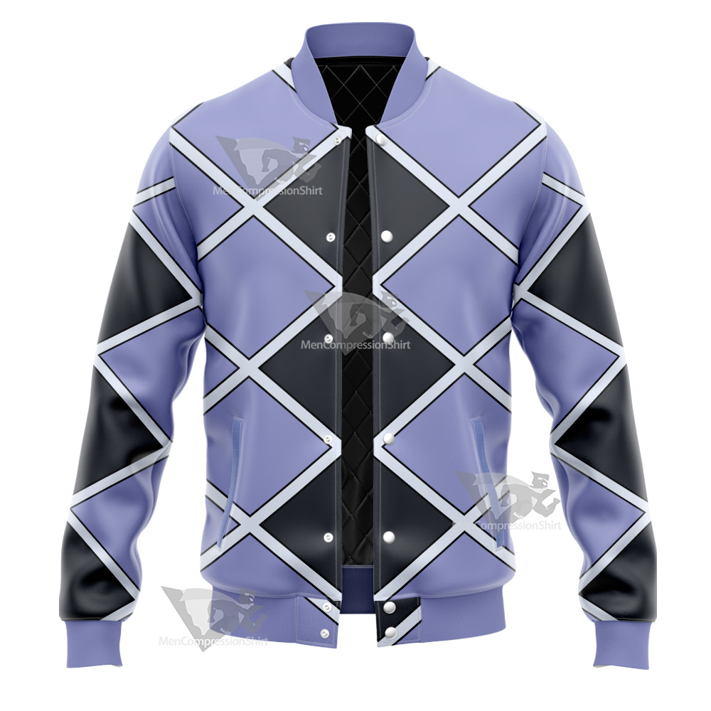 Jojo Bizarre Highway Star Varsity Jacket – MensCompressionShirt