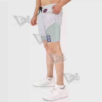 Jojos Alnino Emporio White Men Compression Gym Short