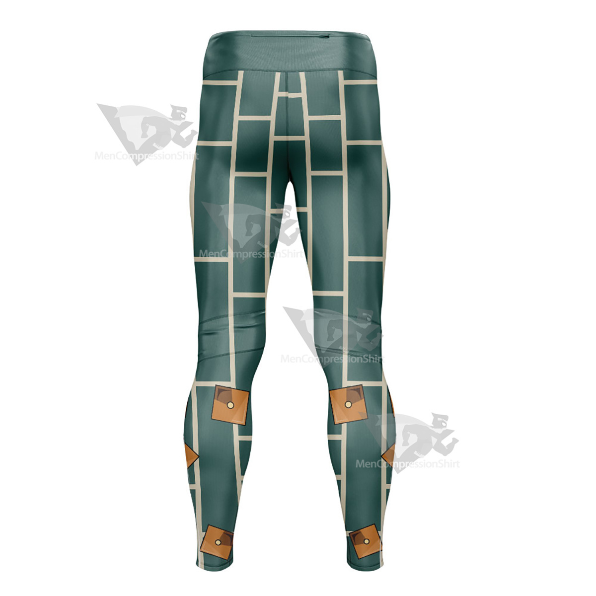 Jojos Bizarre Adventure Jolyne Cujoh Green Mens Compression Legging