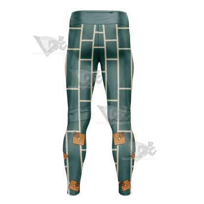 Jojos Bizarre Adventure Jolyne Cujoh Green Mens Compression Legging