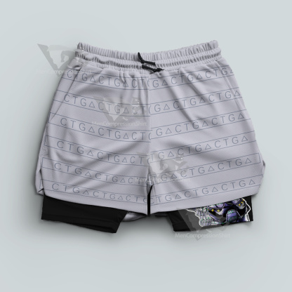Jojos Bizarre Adventure Whitesnake White Men Compression Gym Short