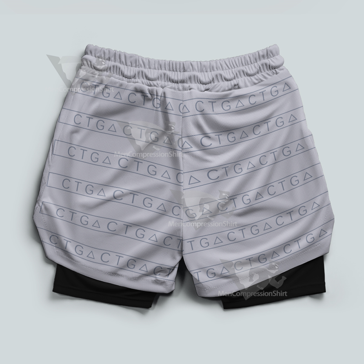 Jojos Bizarre Adventure Whitesnake White Men Compression Gym Short