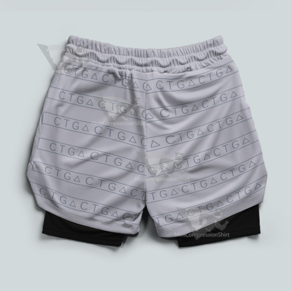 Jojos Bizarre Adventure Whitesnake White Men Compression Gym Short