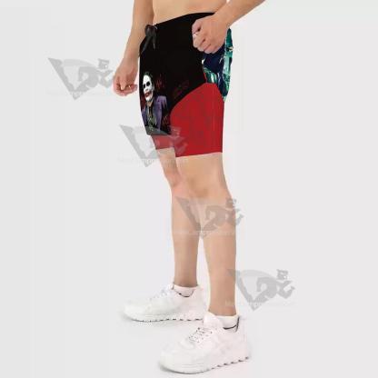 Dc Joker 2019 Joker Batman Black Men Compression Gym Short