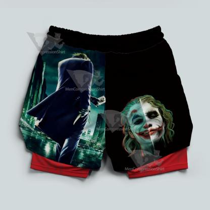 Dc Joker 2019 Joker Batman Black Men Compression Gym Short