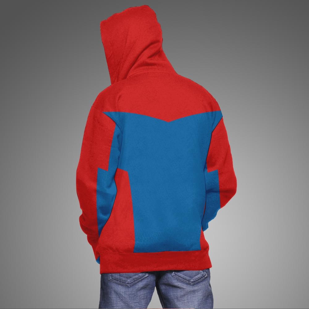 Jon Kents Superman Red and Blue Hoodie