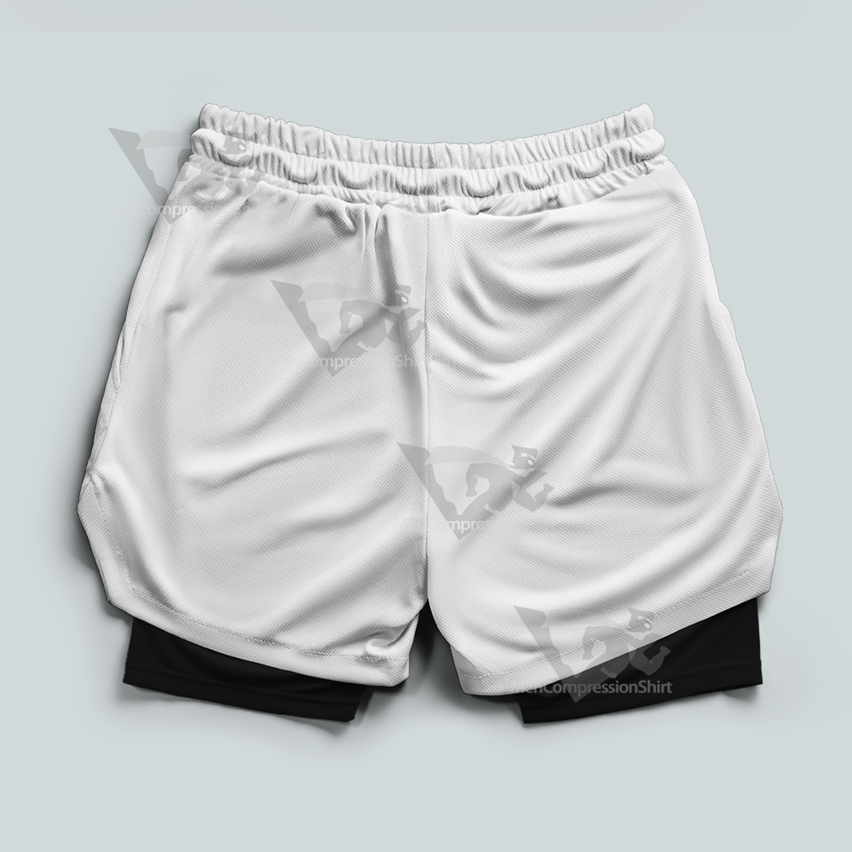 Jujutsu Kaisen Fushiguro Touji White Men Compression Gym Short