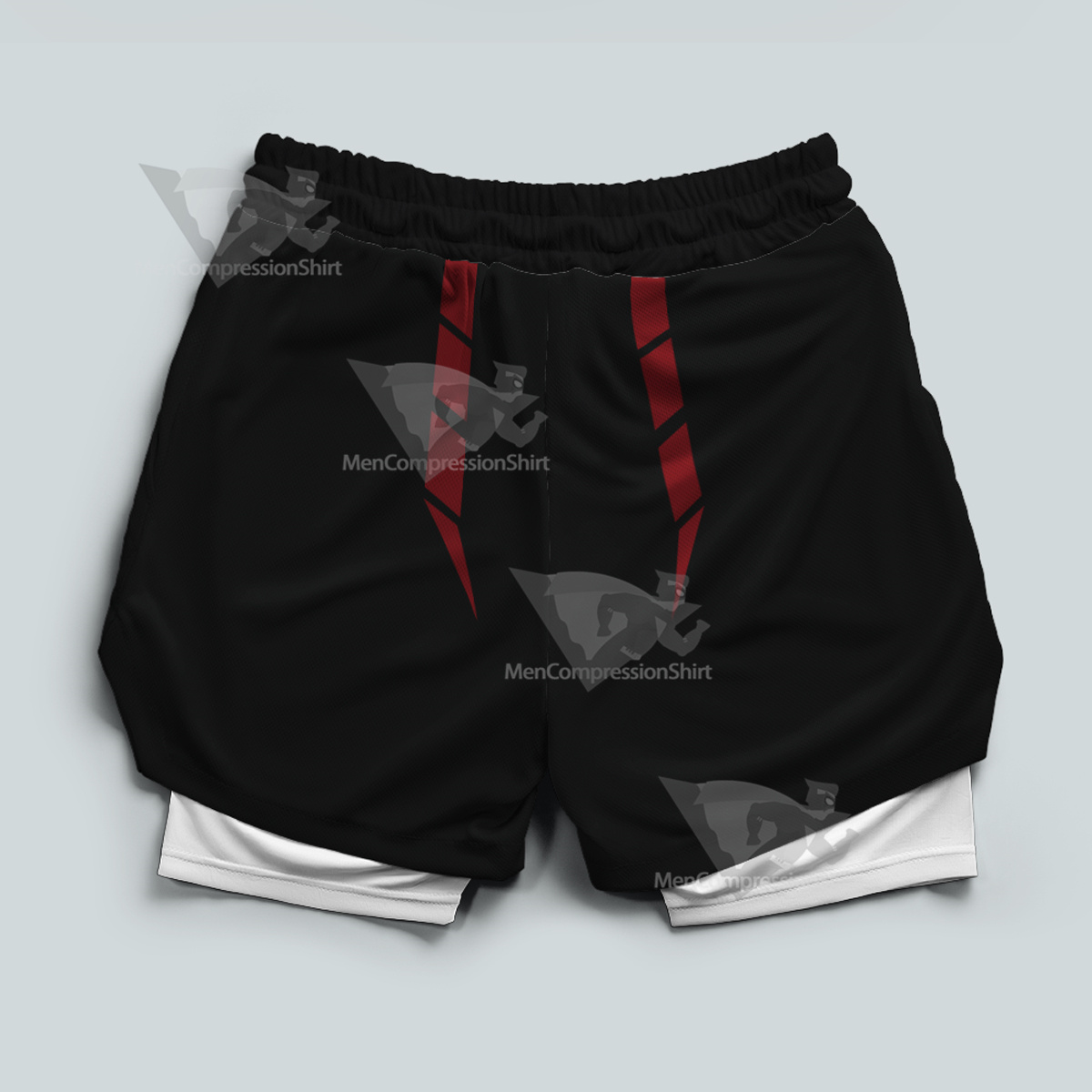 Jujutsu Kaisen Ryoumen Sukuna Black Men Compression Gym Short