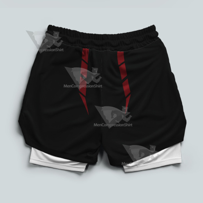 Jujutsu Kaisen Ryoumen Sukuna Black Men Compression Gym Short