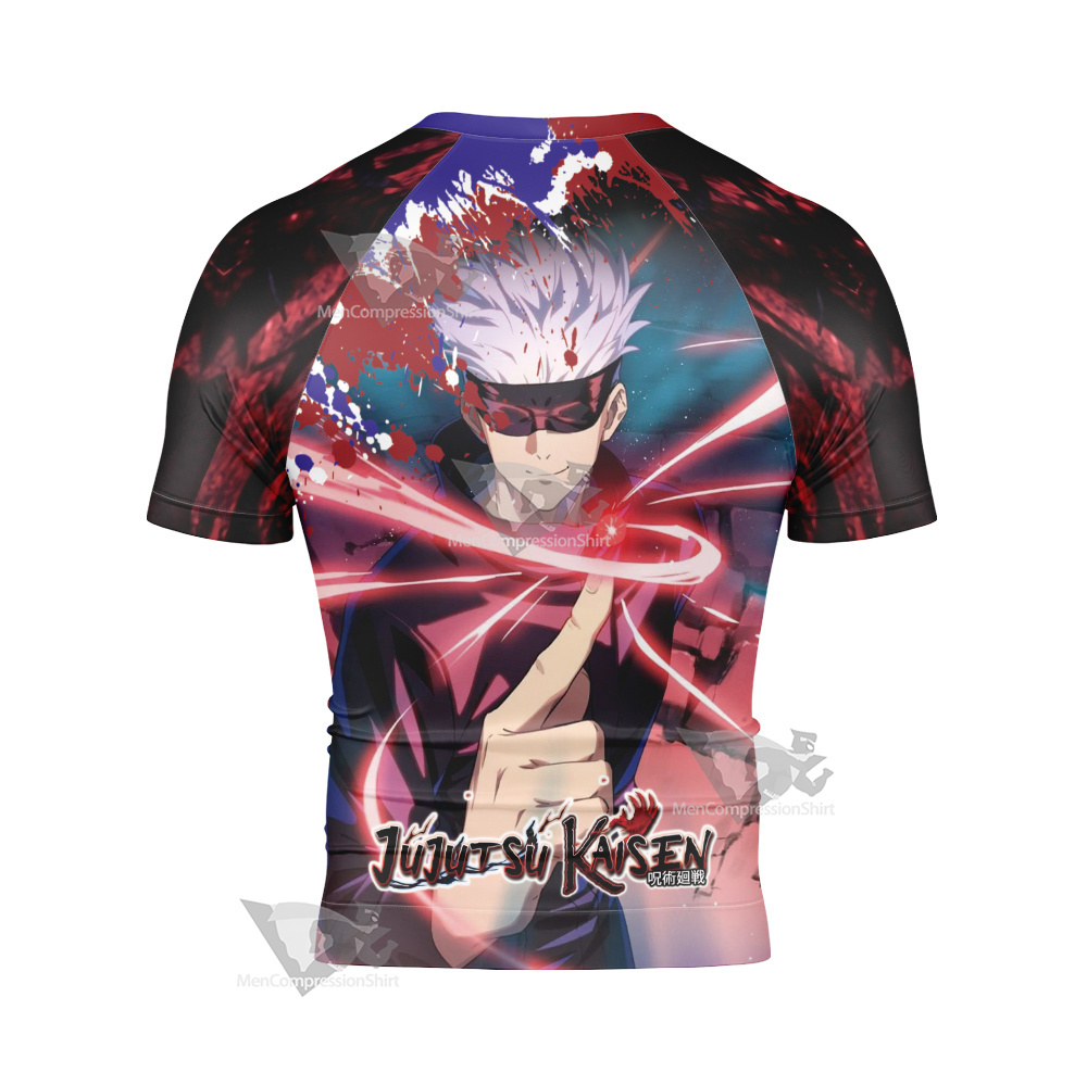 Jujutsu Kaisen Season 2 Satoru Gojo Short Sleeve Compression Shirt