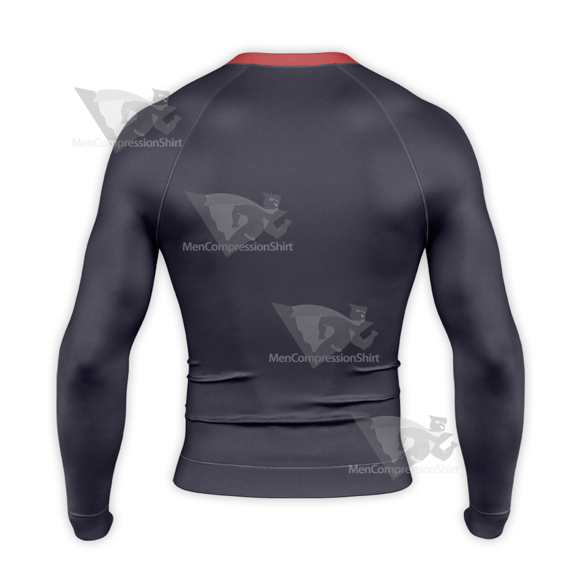 Jujutsu Kaisen Yuji Itadori Blue Red Long Sleeve Compression Shirt