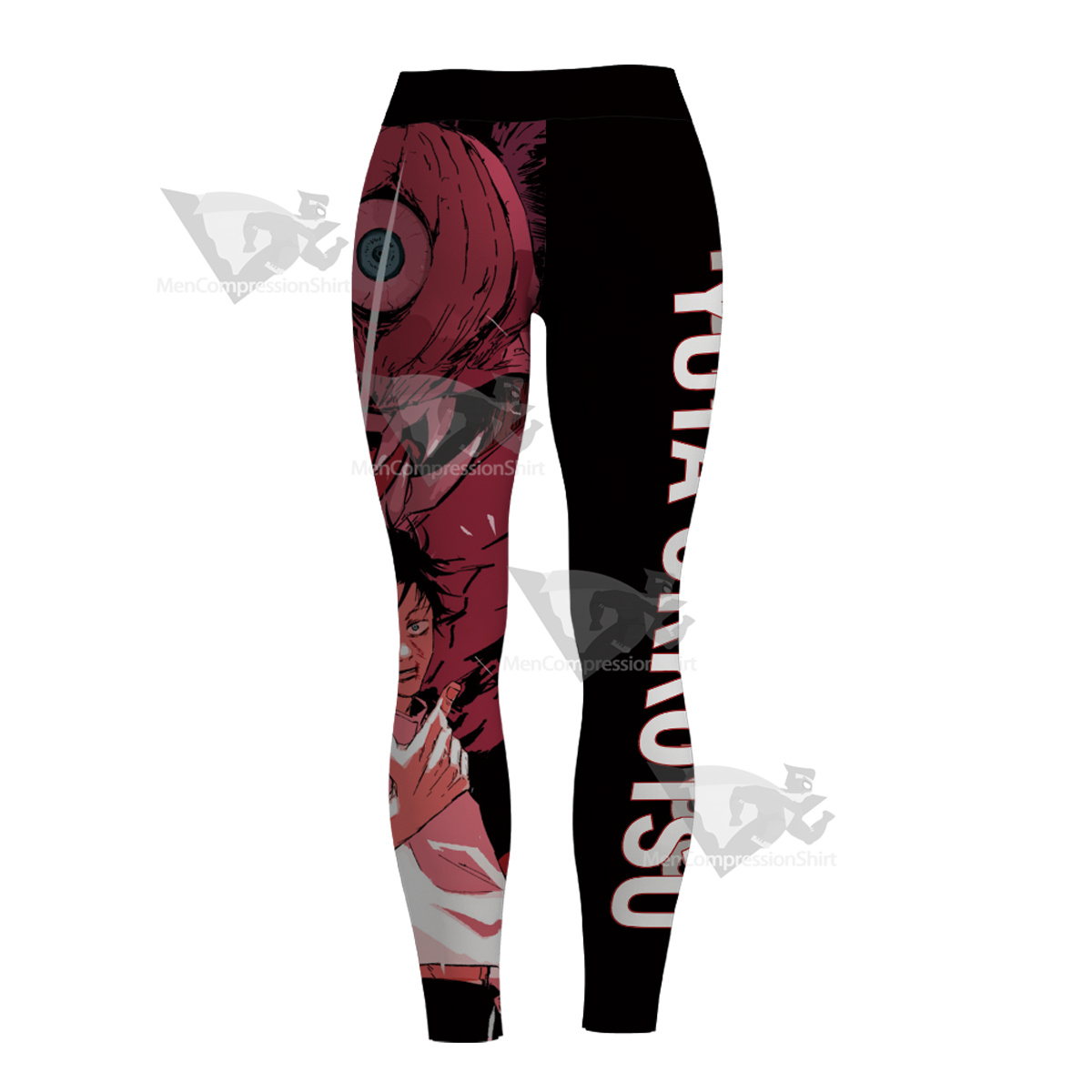 Jujutsu Kaisen Yuta Okkotsu Black Women Compression Legging