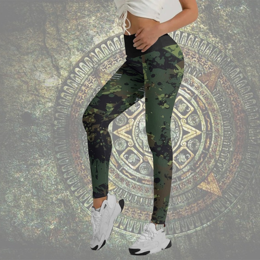 Jungle Army Women Compression Legging