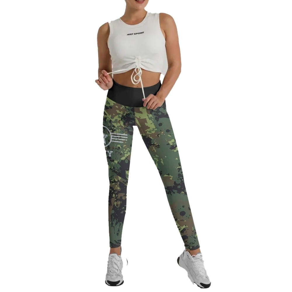 Jungle Army Women Compression Legging