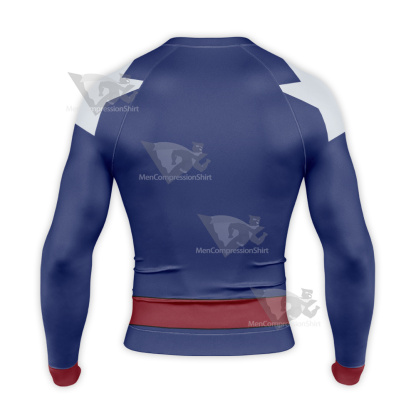Justice League Action Stargirl Blue Cosplay Long Sleeve Compression Shirt