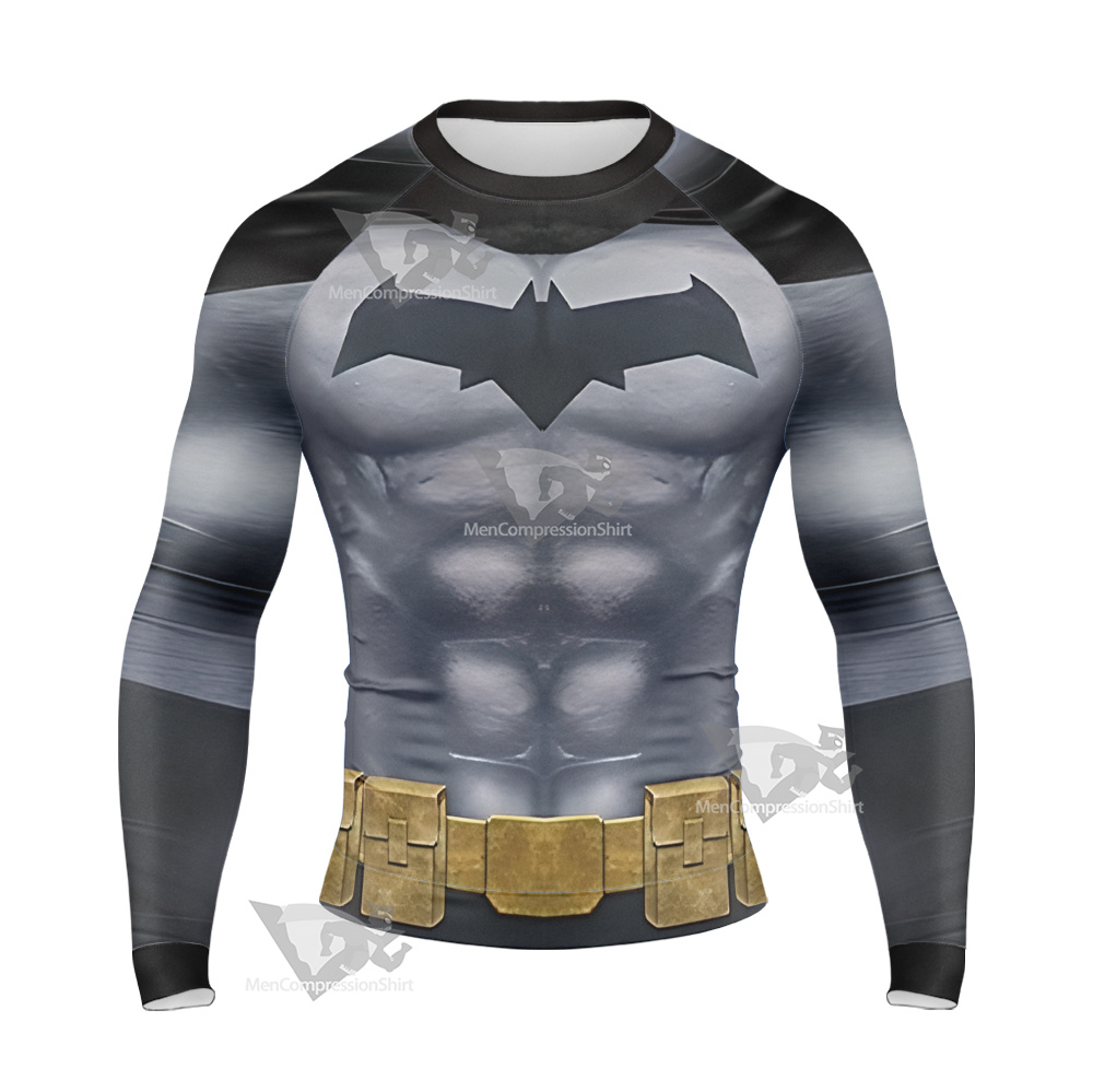 Batman Justice League Warworld Long Sleeve Compression Shirt