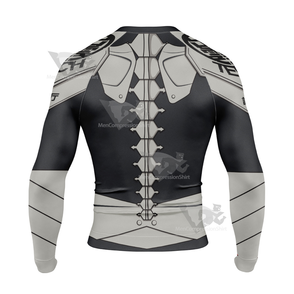 Kaiju No 8 Kafka Hibino Black Cosplay Long Sleeve Compression Shirt