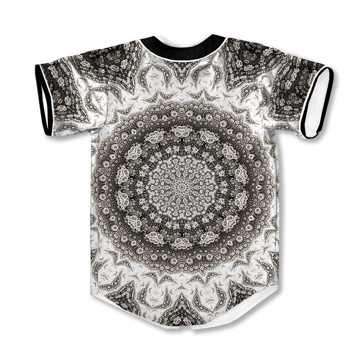 Kaleidoscope White 3d Print Full Size Baseball Jerseys