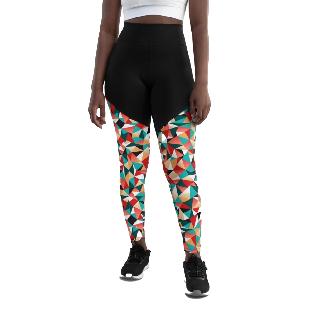 Kaleidoscopic Women Compression Legging