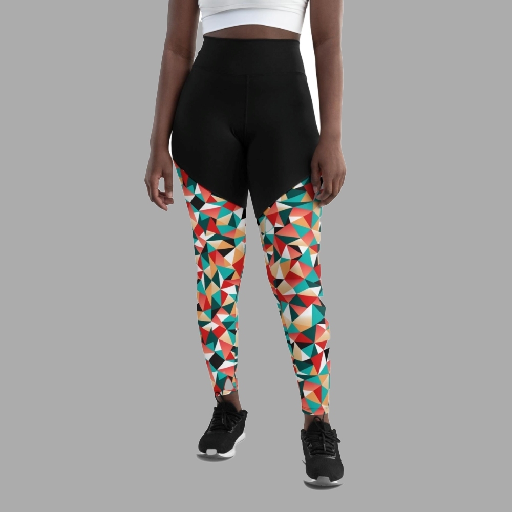 Kaleidoscopic Women Compression Legging